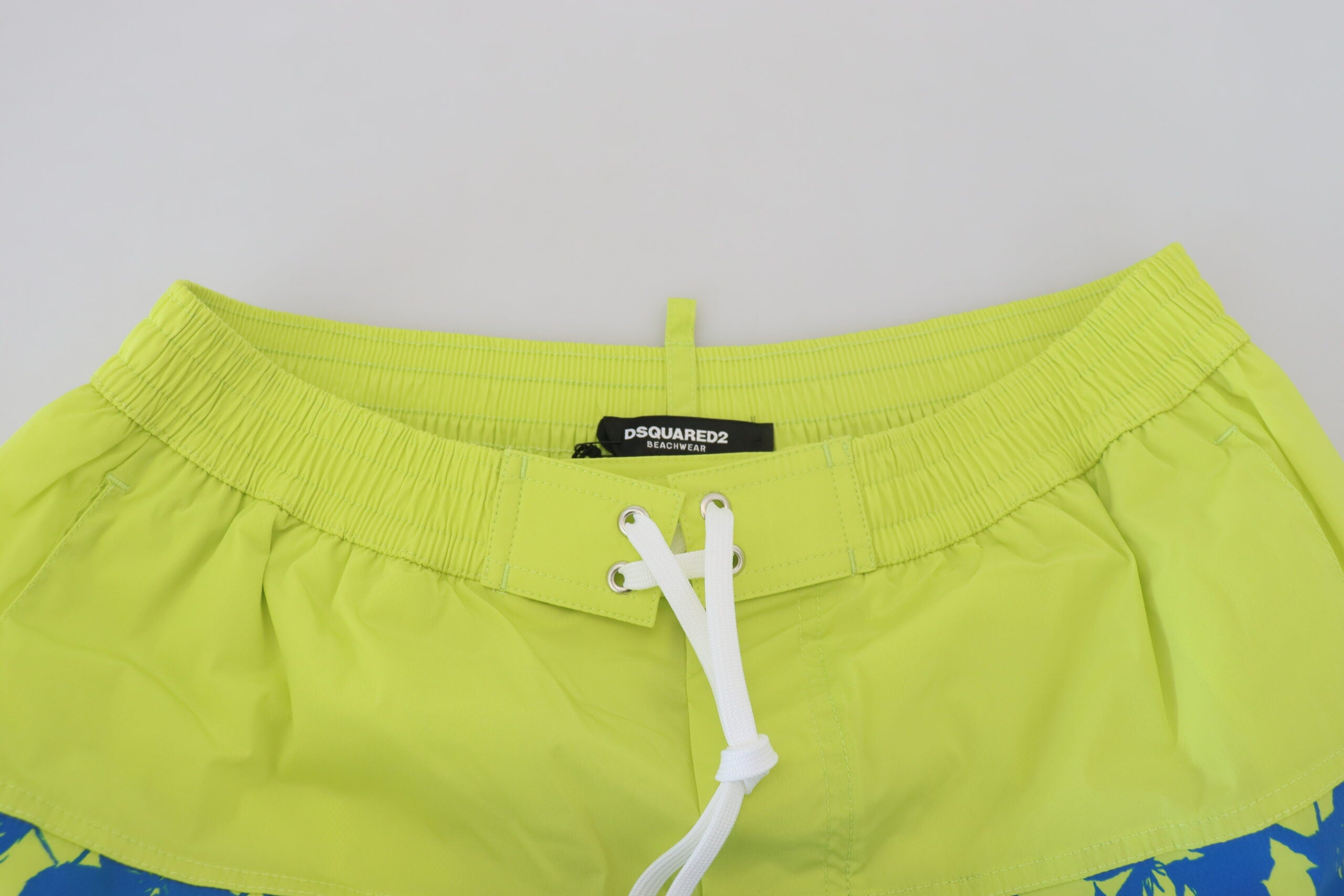 Dsquared² Zarif Mavi Yeşil Deniz Şortu Boxer